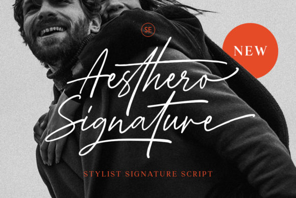 Aesthero: The Script Font That Feels Like a Handwritten Signature