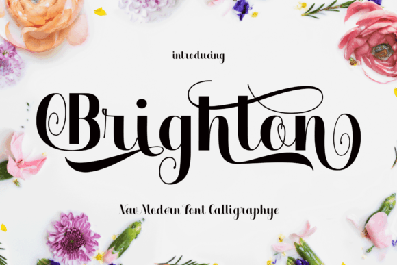 Brighton: The Handmade Script Font with a Free Spirit