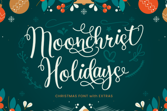 Bring a Handwritten Touch to Your Designs with Moonchrist Holidays