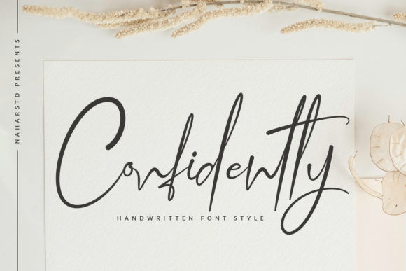 Confidently: The Modern Script Font for Elegant Design