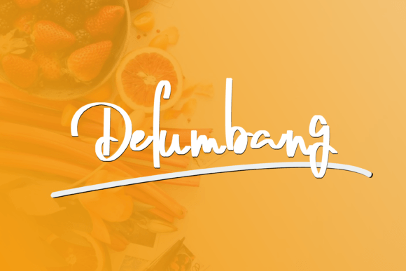 Delumbang: A Handwritten Script Font with Casual Charm