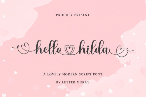 Discover Hello Hilda: A Script Font with Heart and Style