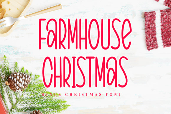 Farmhouse Christmas: The Friendly Script Font for Your Ideas