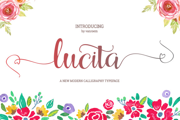 Lucita: Blending Calligraphy Charm with Modern Polish