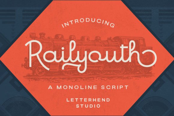 Railyouth: A Vintage Script for Modern Design Projects
