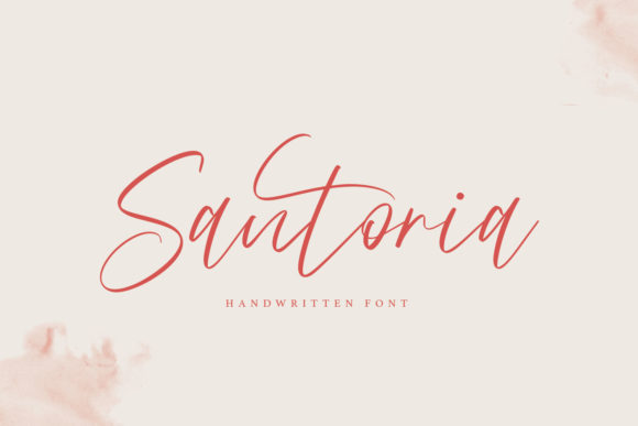Santoria: A Script Font That Feels Both Charming and Elegant