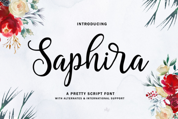 Saphira Script: The Energetic Modern Font for Dynamic Projects