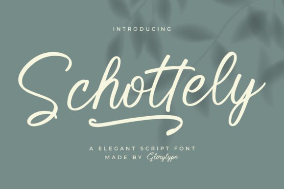 Schottely: An Elegant Script Font for Distinctive Design