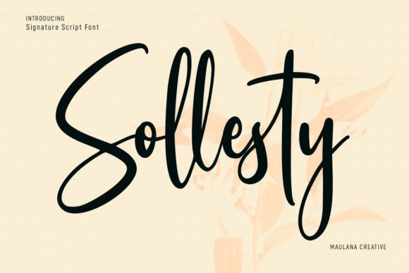 Sollesty: Crafting Brand Personality with Script Elegance
