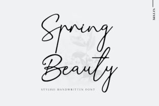 Spring Beauty: Elevate Your Projects with This Handwritten Font