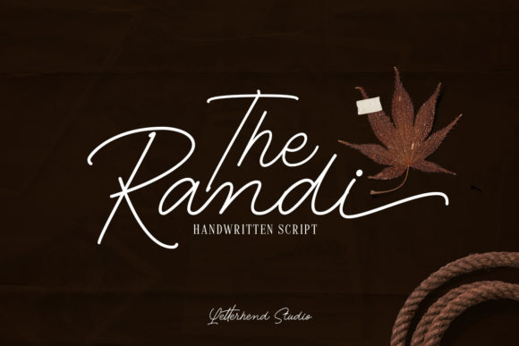 The Randi: A Monoline Handwritten Script for Elevated Design