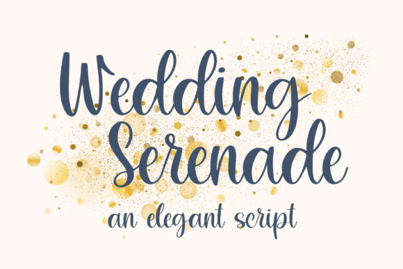 Wedding Serenade: Elevate Your Brand with This Exquisite Script Font